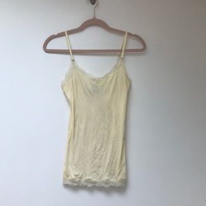 Abercrombie & Fitch Soft Pale Yellow Camisole